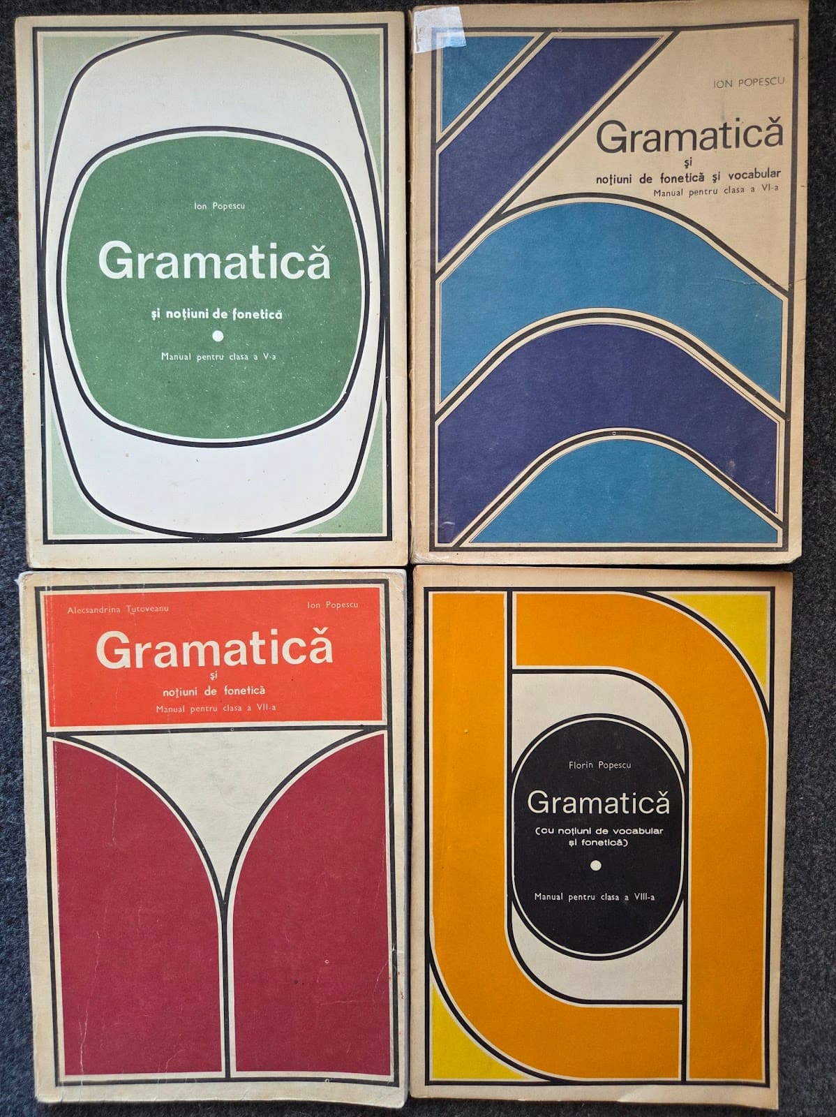 SET LIMBA ROMANA GRAMATICA SI NOTIUNI FONETICA. Manual pentru clasa V, VI, VII, VIII