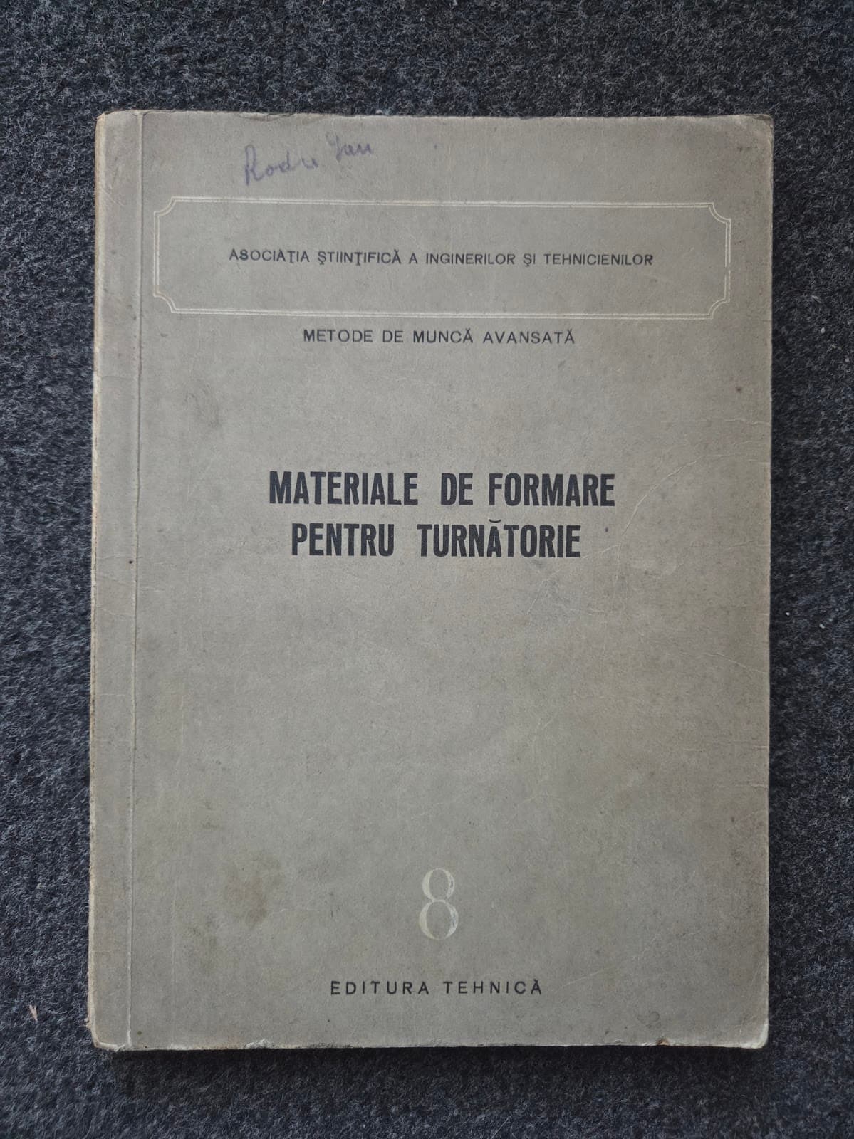 MATERIALE DE FORMARE PENTRU TURNATORIE 8