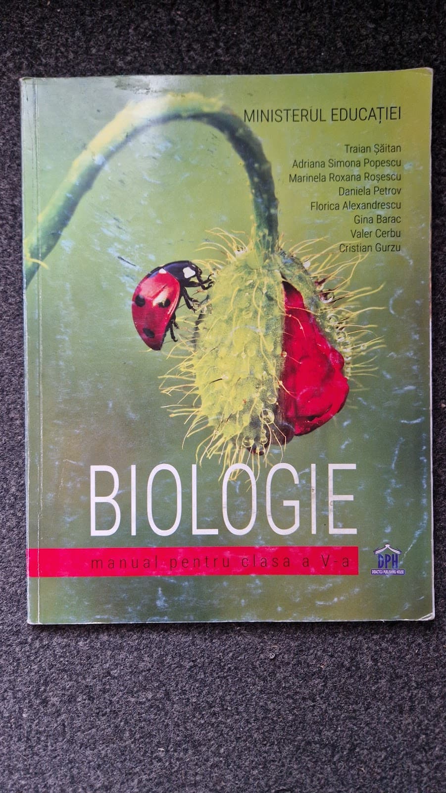 BIOLOGIE MANUAL PENTRU CLASA A V-A