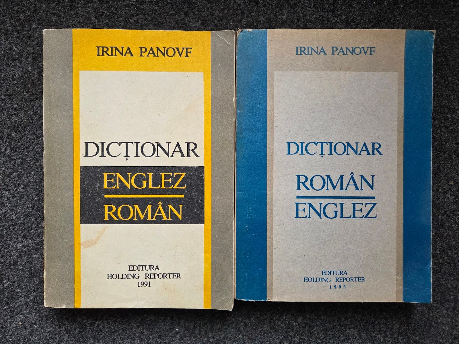 DICTIONAR ROMAN-ENGLEZ * ENGLEZ-ROMAN (2 volume)