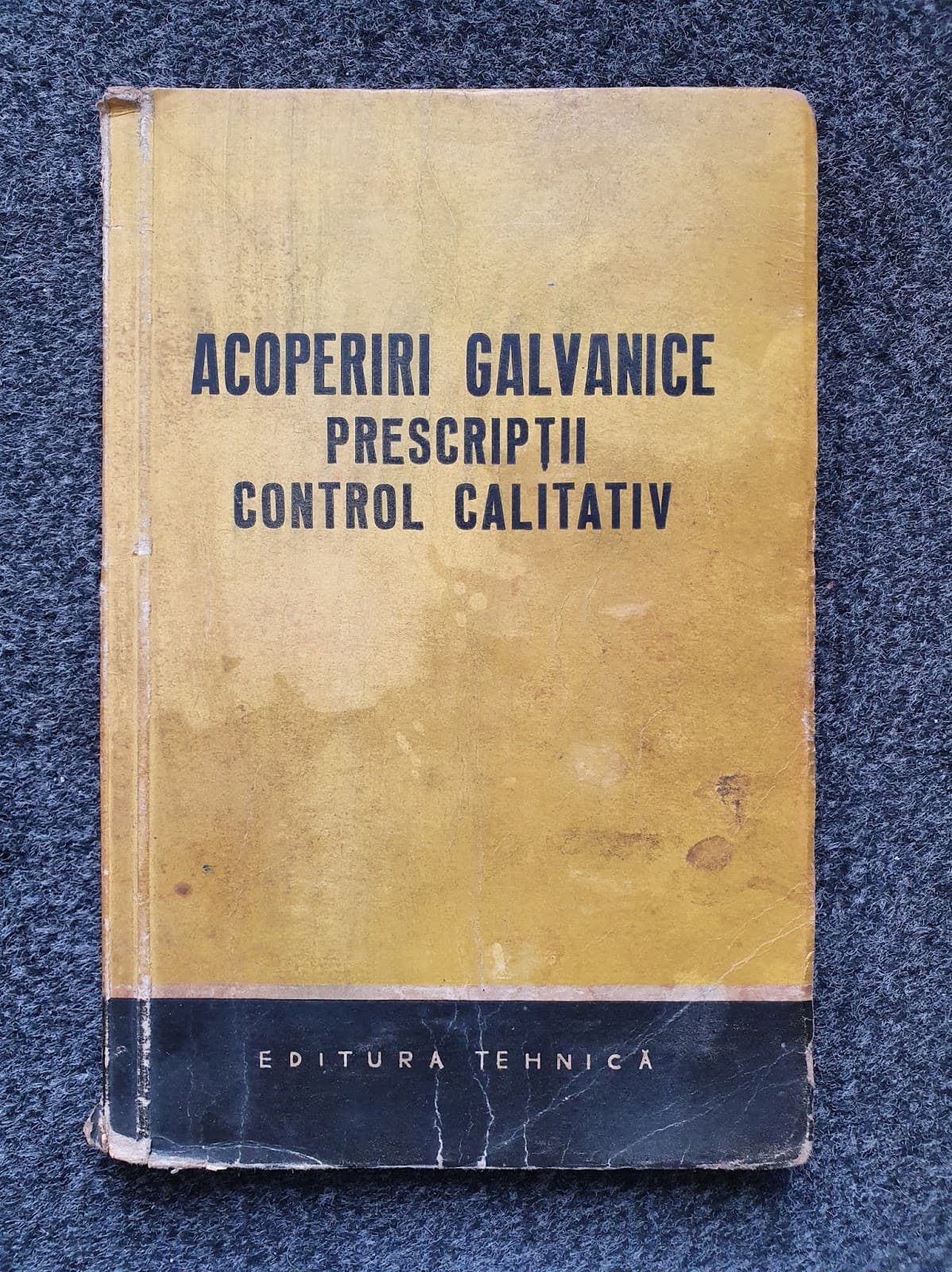 ACOPERIRI GALVANICE PRESCRIPTII CONTROL CALITATIV
