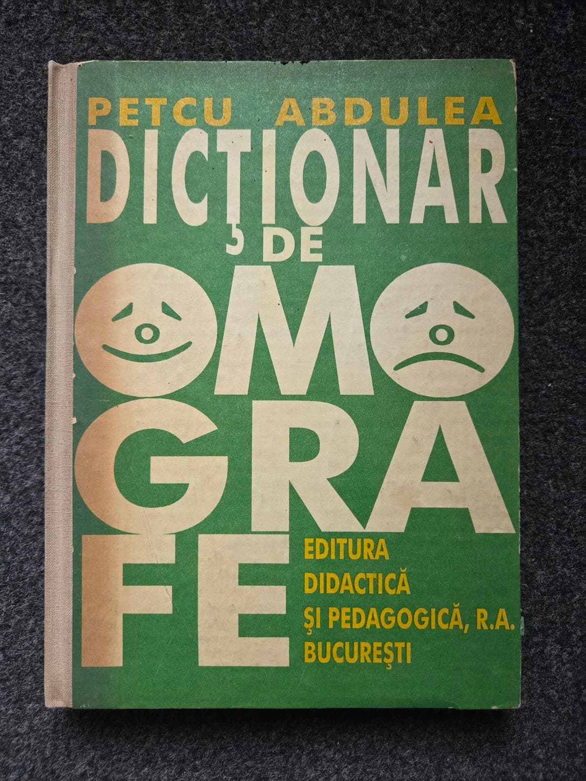 DICTIONAR DE OMOGRAFE